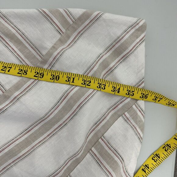 Soft Surroundings Dress Womens Medium Petite Ivory Equinox Linen Beach Neutral - Picture 12 of 15